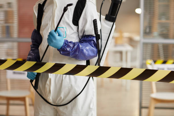 Professional Biohazard Cleanup technician working in Lewisburg, KY